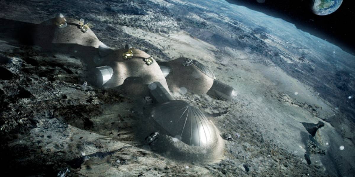 Agencia Espacial Europea evalúa si se puede construir una base lunar con impresoras 3D