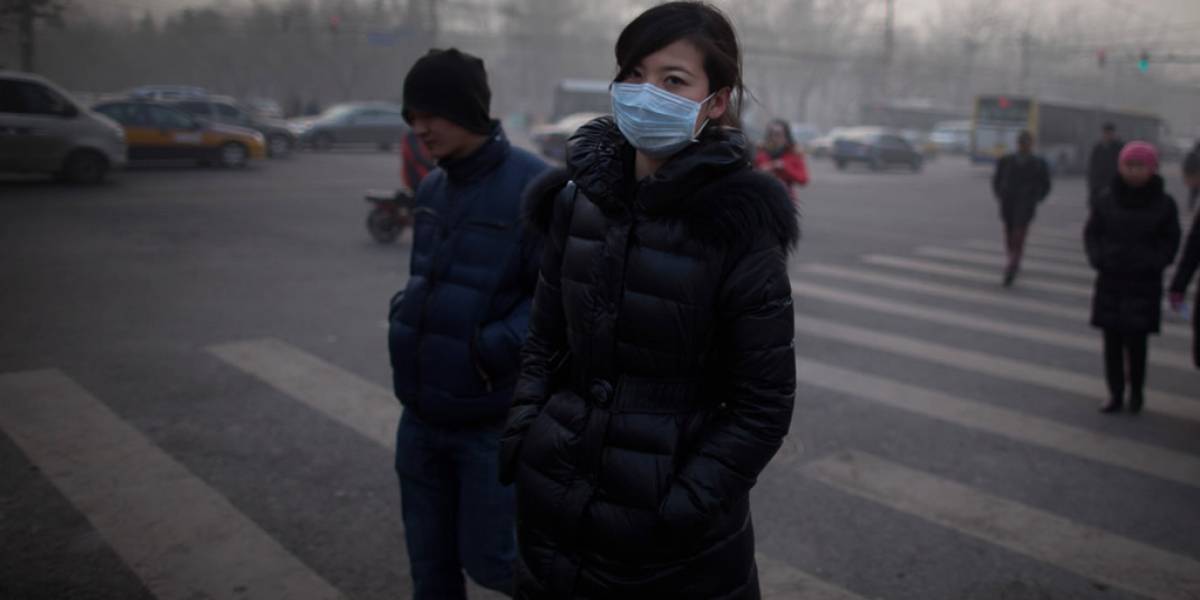 La contaminación en Pekín provocó su primera alerta roja