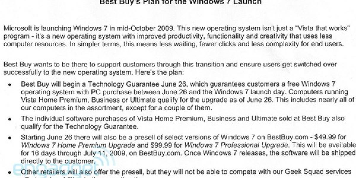 Windows 7 a mitad de precio con respecto a Vista