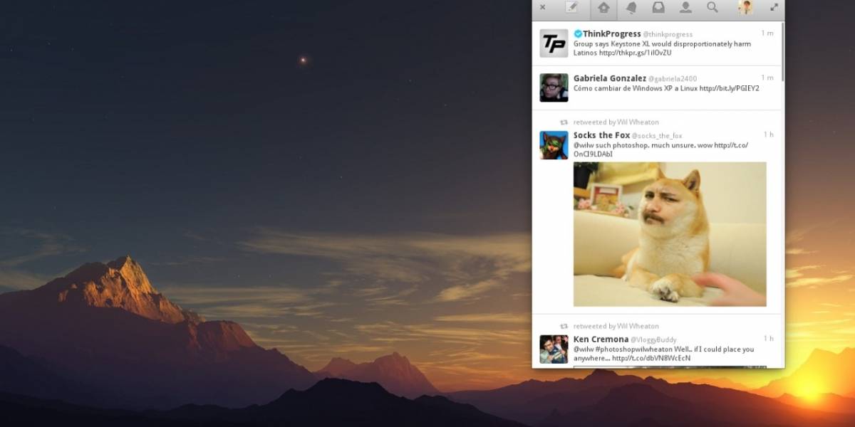 Elementary OS ahora tiene su propio cliente de escritorio nativo de Twitter
