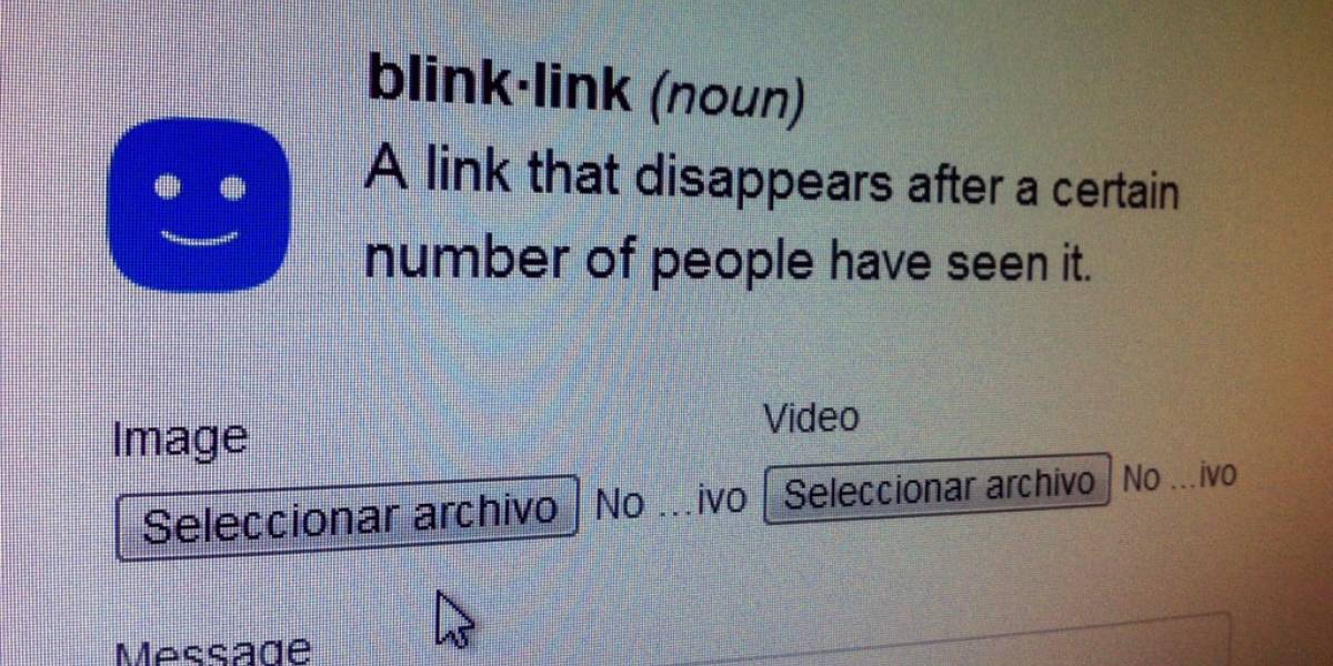 BlinkLink le pone fecha de caducidad a tus links de fotos