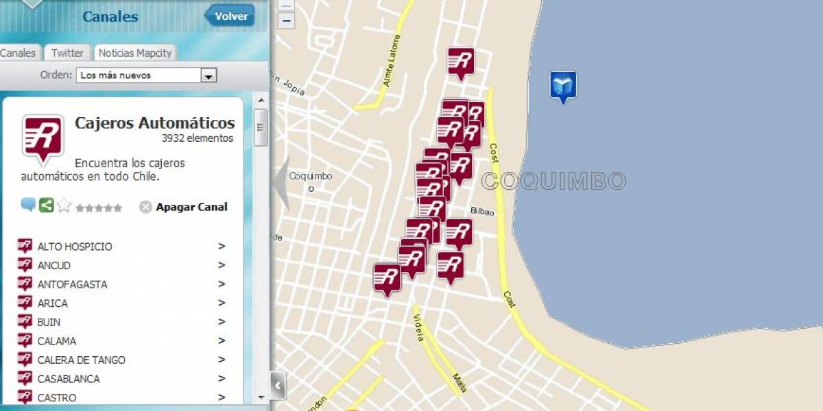 Chile: Mapcity lanzará nueva versión de mapas con información geolocalizada