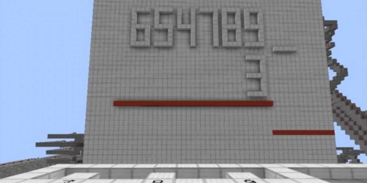 Joven de 16 años crea esta gigante calculadora científica en Minecraft