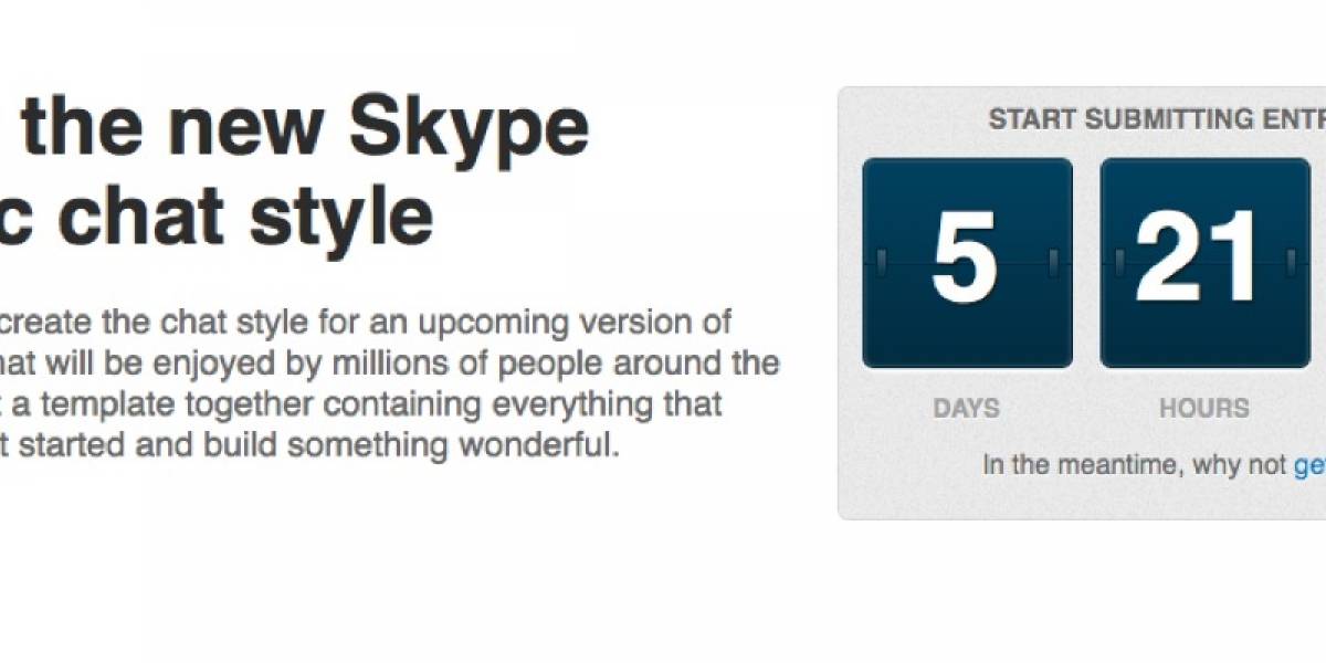 Skype crea concurso para mejorar el chat de su versión para Mac