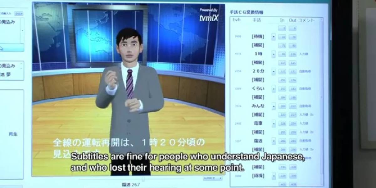 NHK desarrolla sistema automatizado de lenguaje de señas