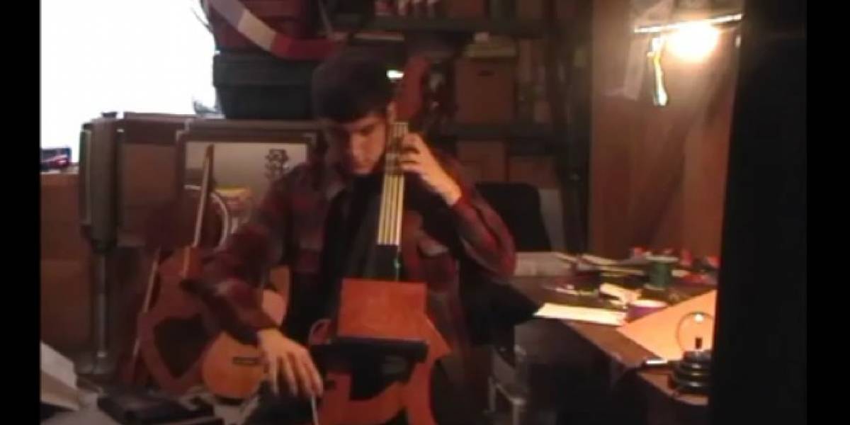 Estudiante crea un violonchelo magnético