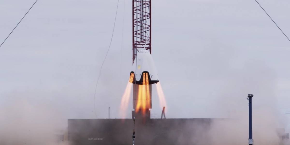 SpaceX prueba nuevo modo de propulsión de la cápsula Dragon