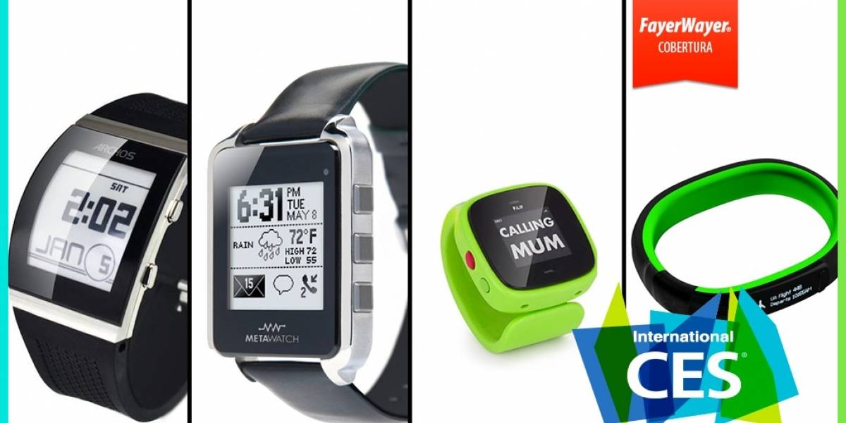 12 relojes inteligentes que se presentaron en #CES2014