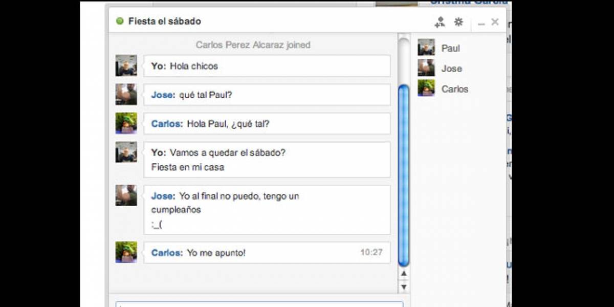 El chat grupal de Tuenti ya está disponible para todos