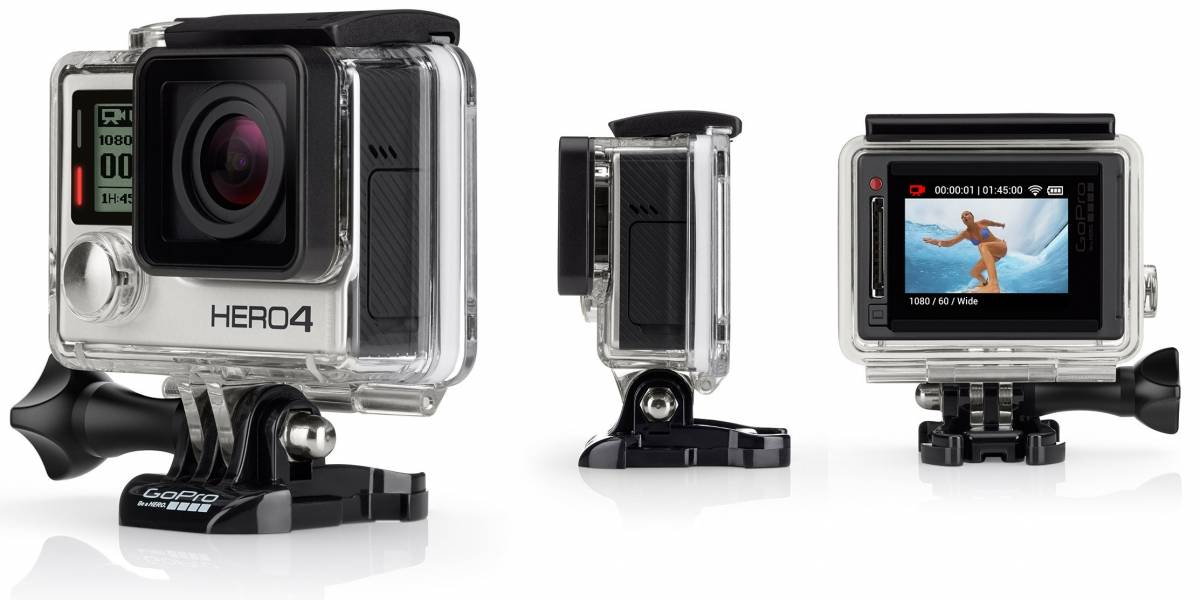 Nuevas GoPro Hero4: Un modelo tiene pantalla LCD y el otro graba en 4K a 30fps