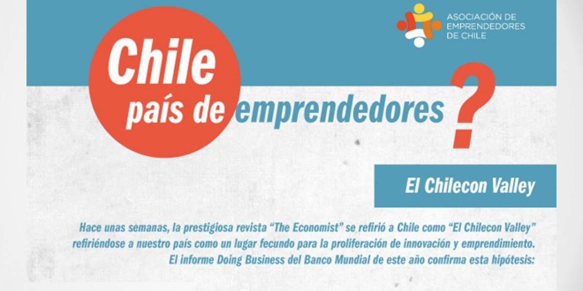Chile: Infografía muestra datos sobre el emprendimiento en el país