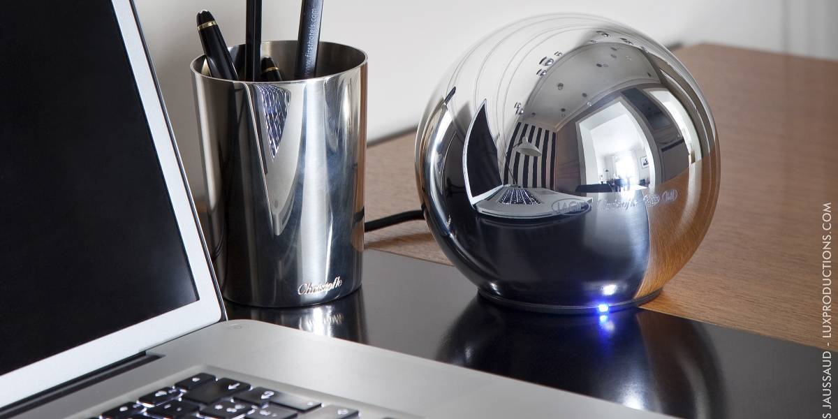 LaCie Christofle Sphère, el disco duro más impráctico del mundo #CES2014