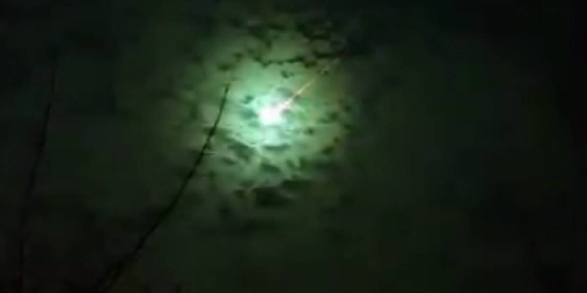 Captan en video un meteoro que cae sobre el cielo de Buenos Aires