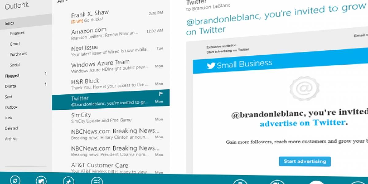 Microsoft lanzará una gran actualización para sus aplicaciones nativas en Windows 8