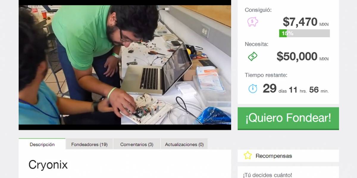 Cryonix fue el proyecto ganador en la Startup Weekend de Guadalajara