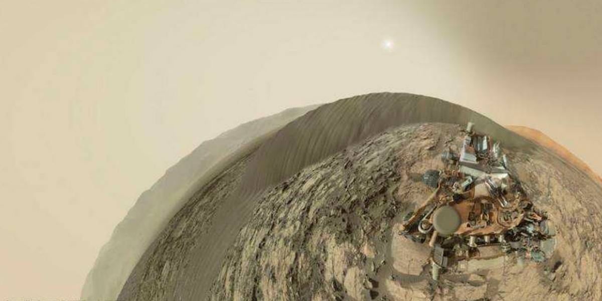 Curiosity comparte su primer autorretrato panorámico desde Marte