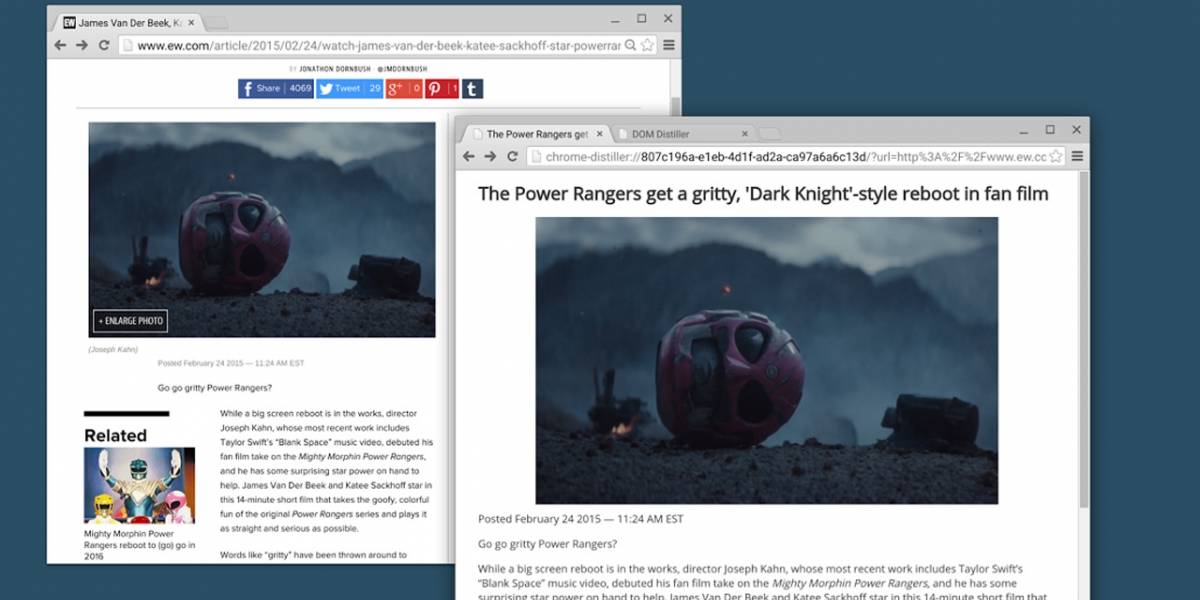 Cómo activar el nuevo modo lectura en Google Chrome
