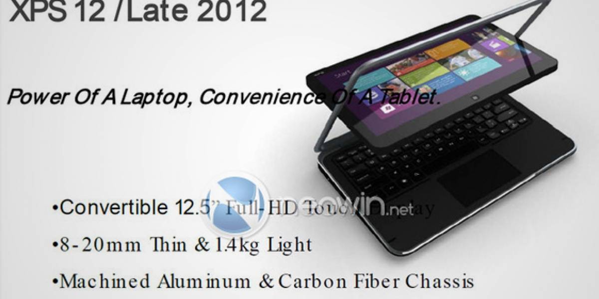 Filtración muestra futuro portátil híbrido Dell con Windows 8