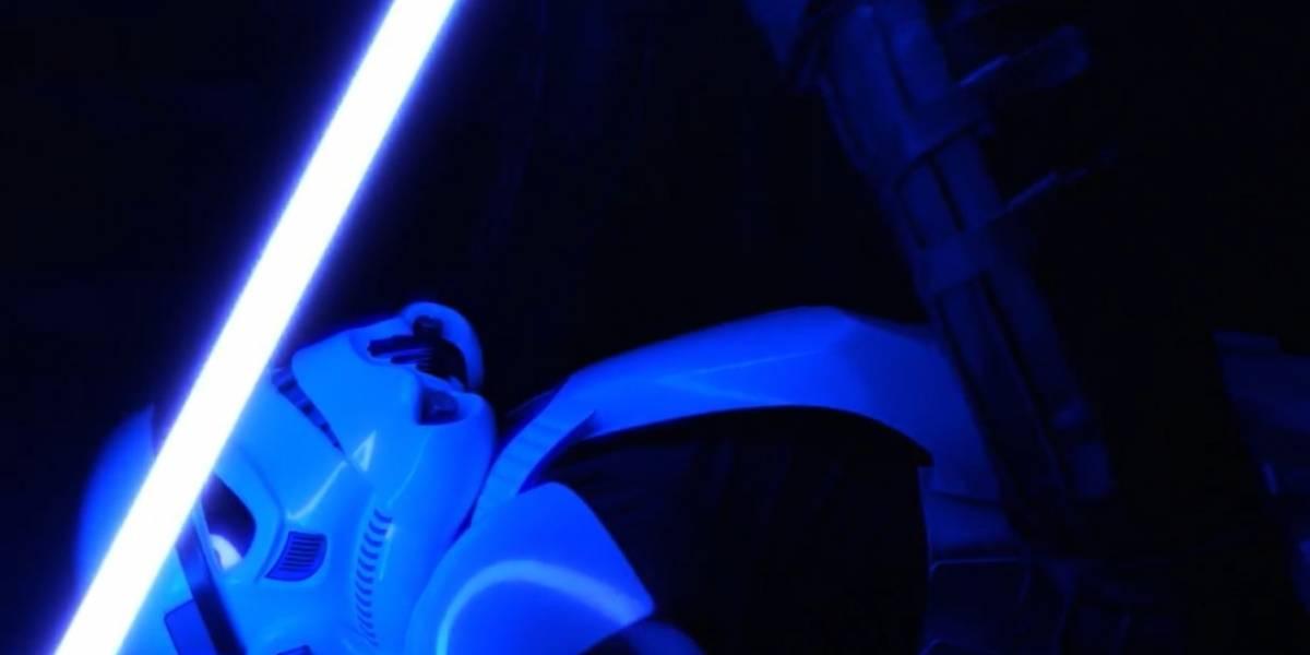 Dark Troopers, un corto de Star Wars iluminado solo por los sables láser