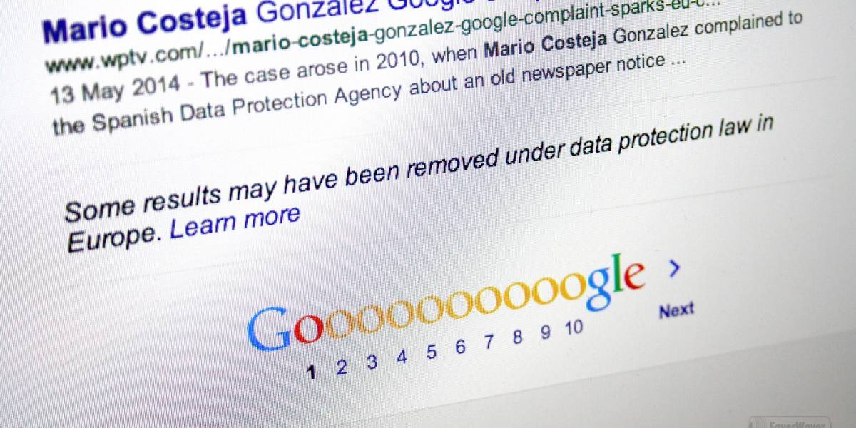 Google nuevamente es criticado por el manejo del "derecho al olvido"