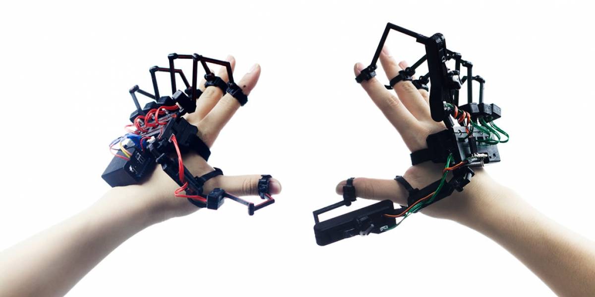 Este guante robótico te permite "tocar" objetos virtuales