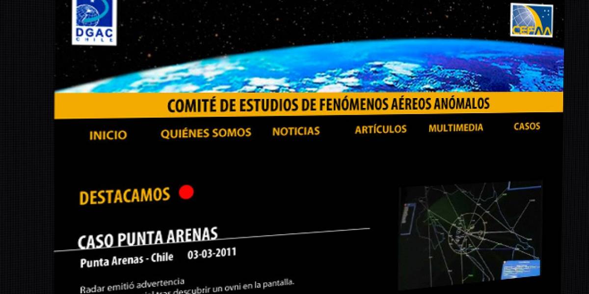 Chile: Aeronáutica Civil lanza página oficial de avistamientos de OVNIs