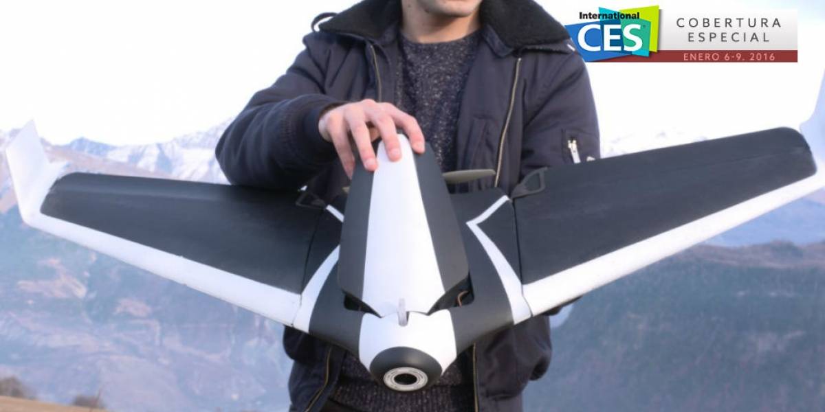 Parrot presenta el primer dron que no es quadcóptero #CES2016