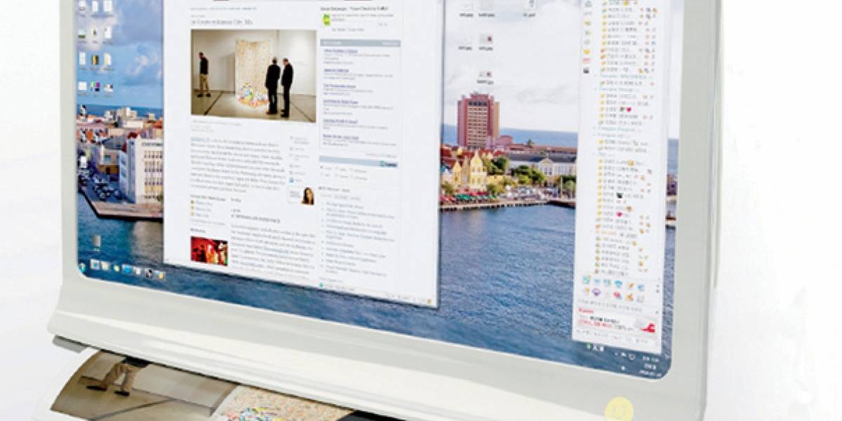 Document Extractor: un monitor multi-touch con impresora y scanner incorporados