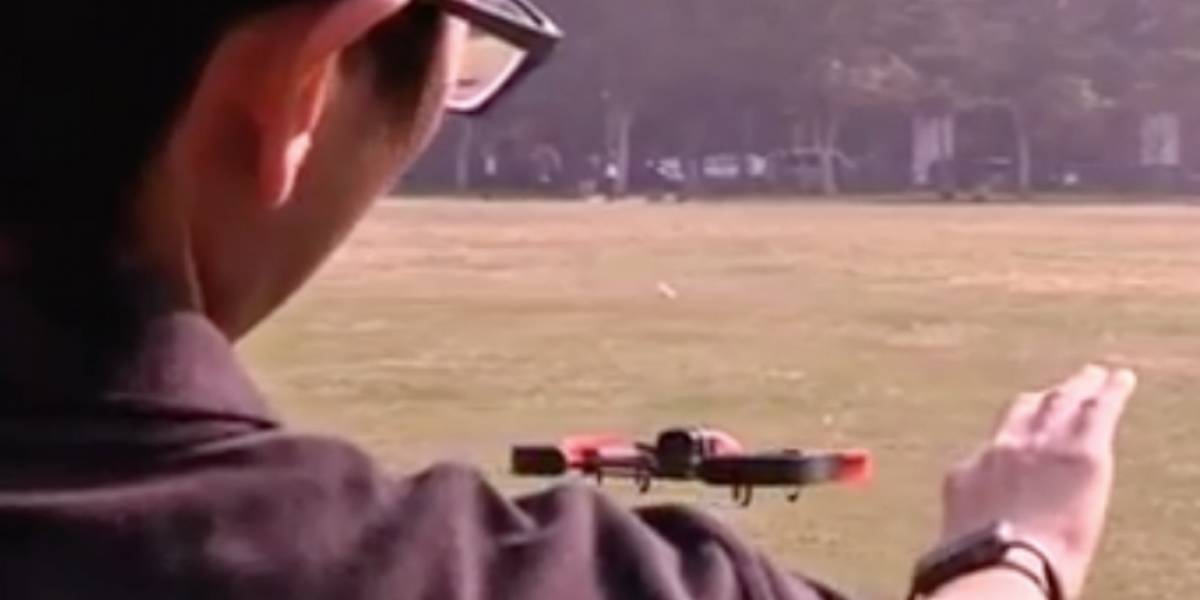 Dong, la nueva tecnología que permite volar un dron moviendo la mano