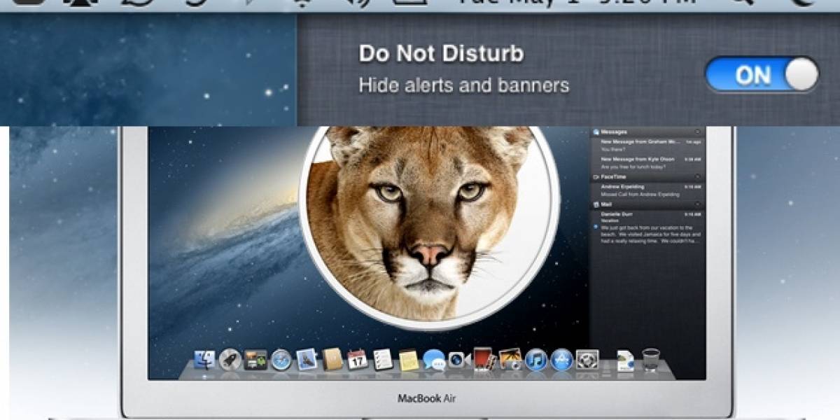 Preview de Mac OS X Mountain Lion se actualiza e incluye nuevo modo "no molestar"