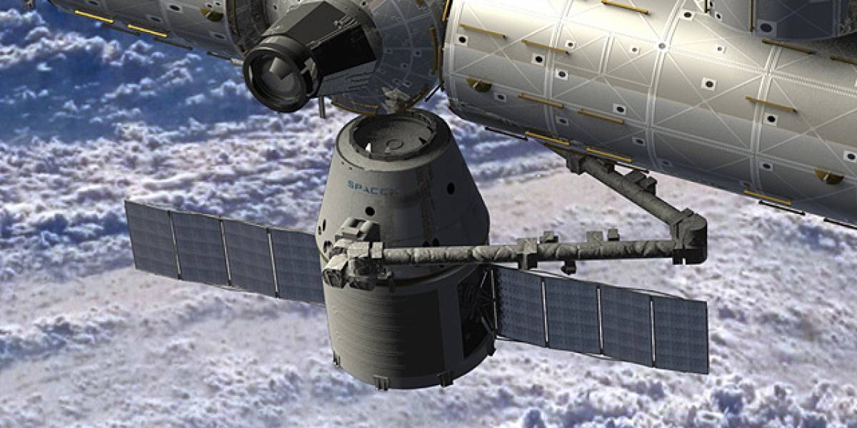 La NASA informó que SpaceX Dragon logró acoplarse hoy a la ISS