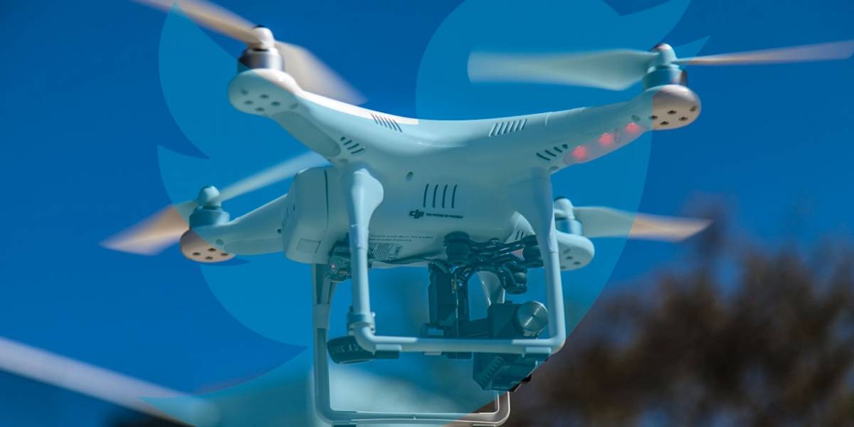 Twitter patenta dron que se controla mediante tuits