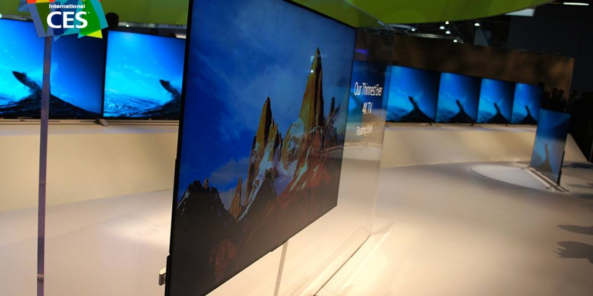 Tendencias de TV en 2015: ultradelgadas, curvas y mucho 4K #CES2015