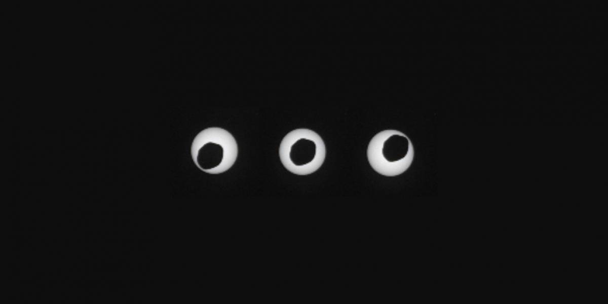 Así se ve un eclipse solar desde la superficie de Marte