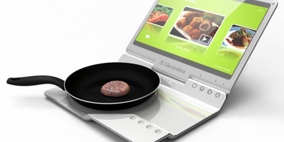 Concepto: Notebook Electrolux que calienta la comida