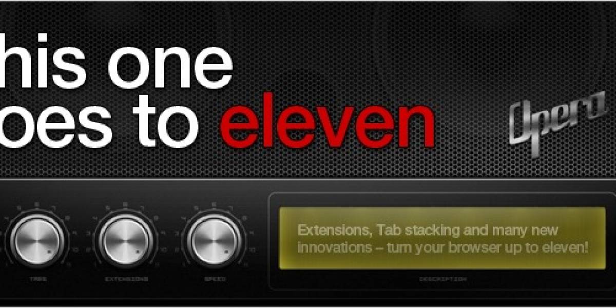 Disponible el primer beta de Opera 11