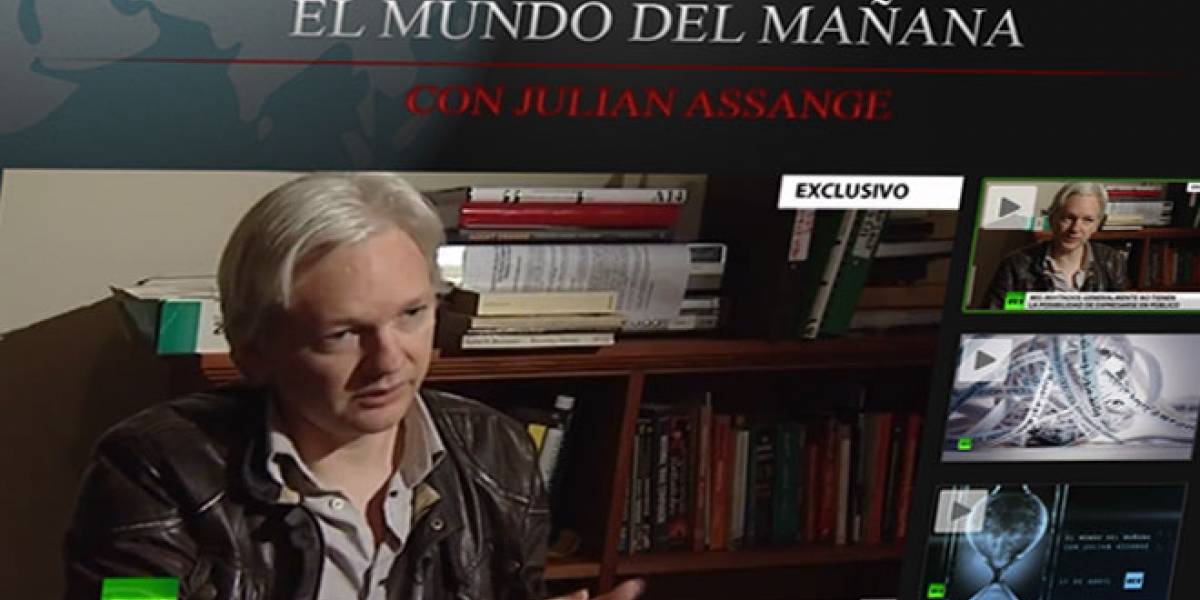 Julian Assange estrena su programa de entrevistas