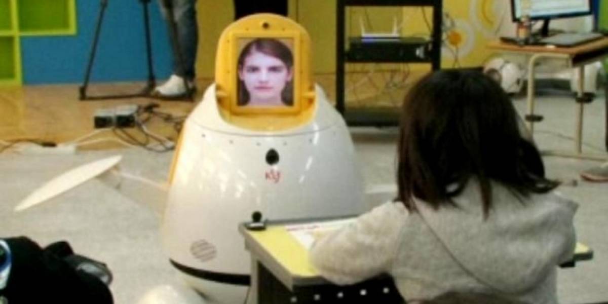 Robots hacen clases de inglés en Corea