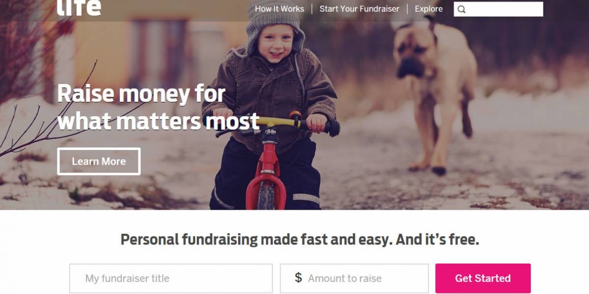 Indiegogo lanza sitio de crowdfunding para causas personales