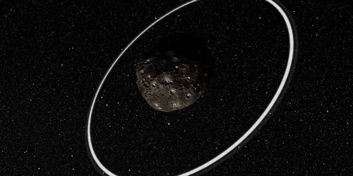 Astrónomos observan por primera vez un asteroide con anillos