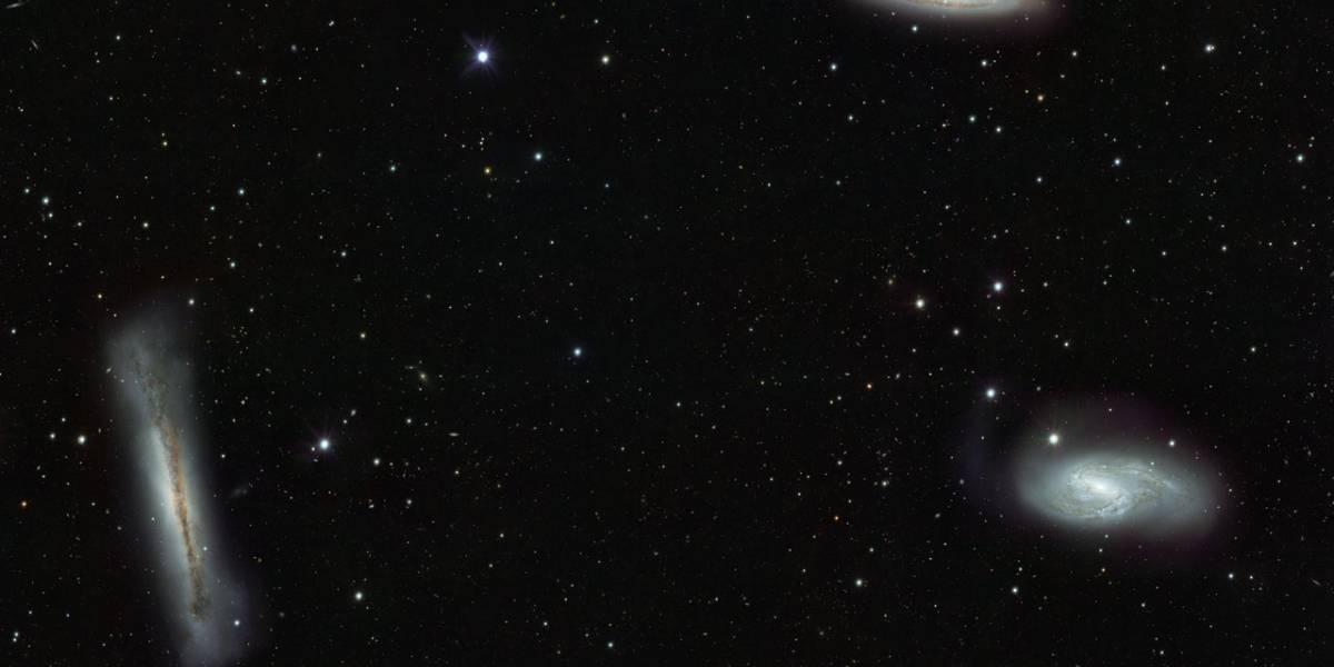 Imperdible: Tres galaxias fotografiadas al mismo tiempo