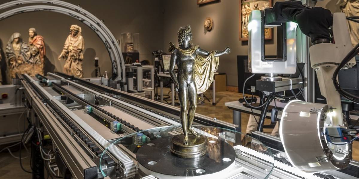 Escáner digital 3D inmortaliza colección de esculturas de Frankfurt en pocos minutos