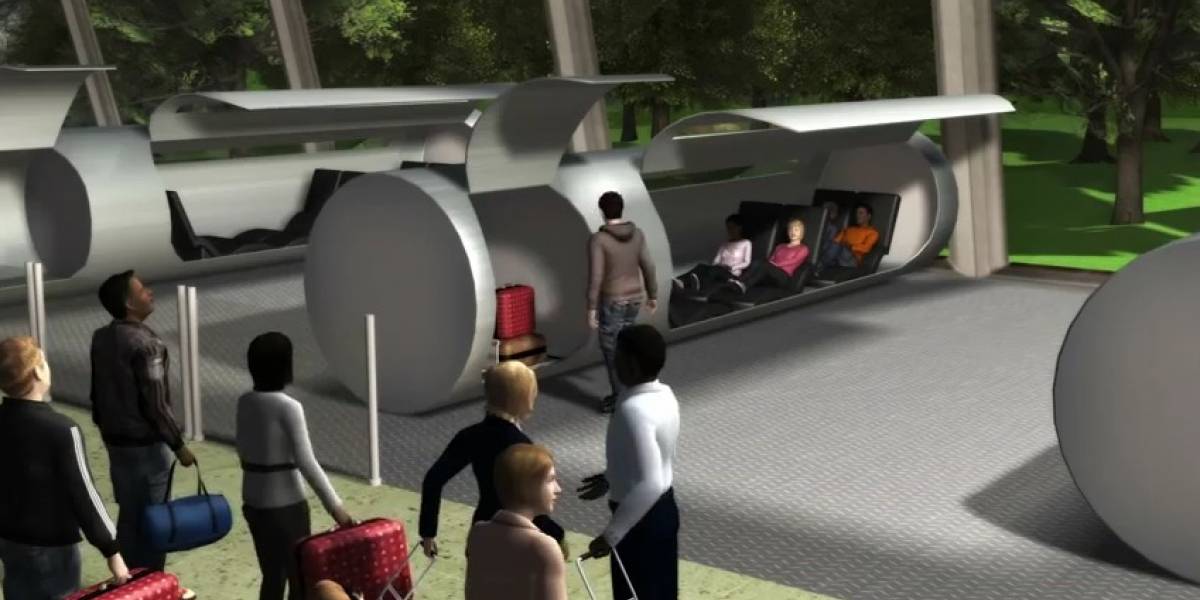 Concepto: Transportador ET3 promete trasladar personas de Nueva York a Los Angeles en 45 minutos