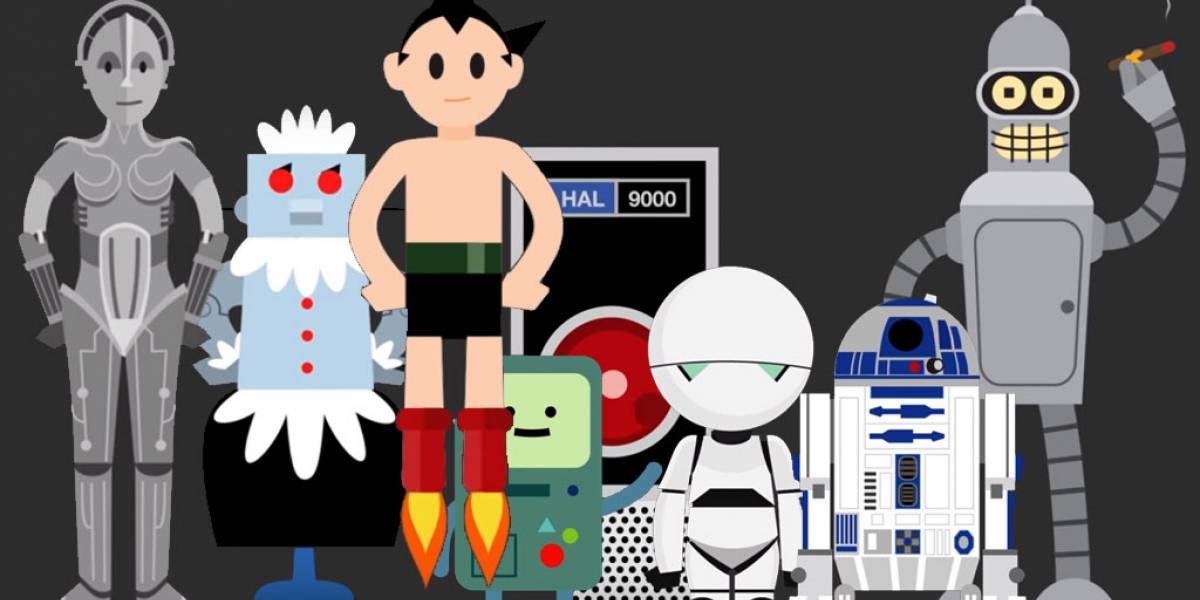 Este video muestra la evolución de los robots en la cultura popular