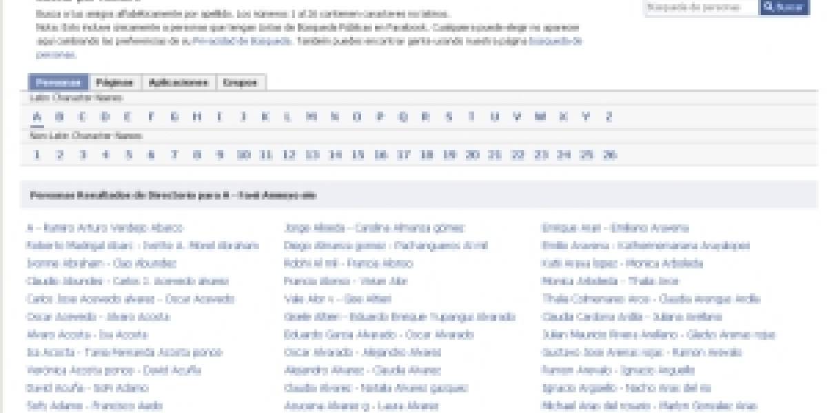 Filtran en la red los perfiles de unos 100 millones de usuarios de Facebook