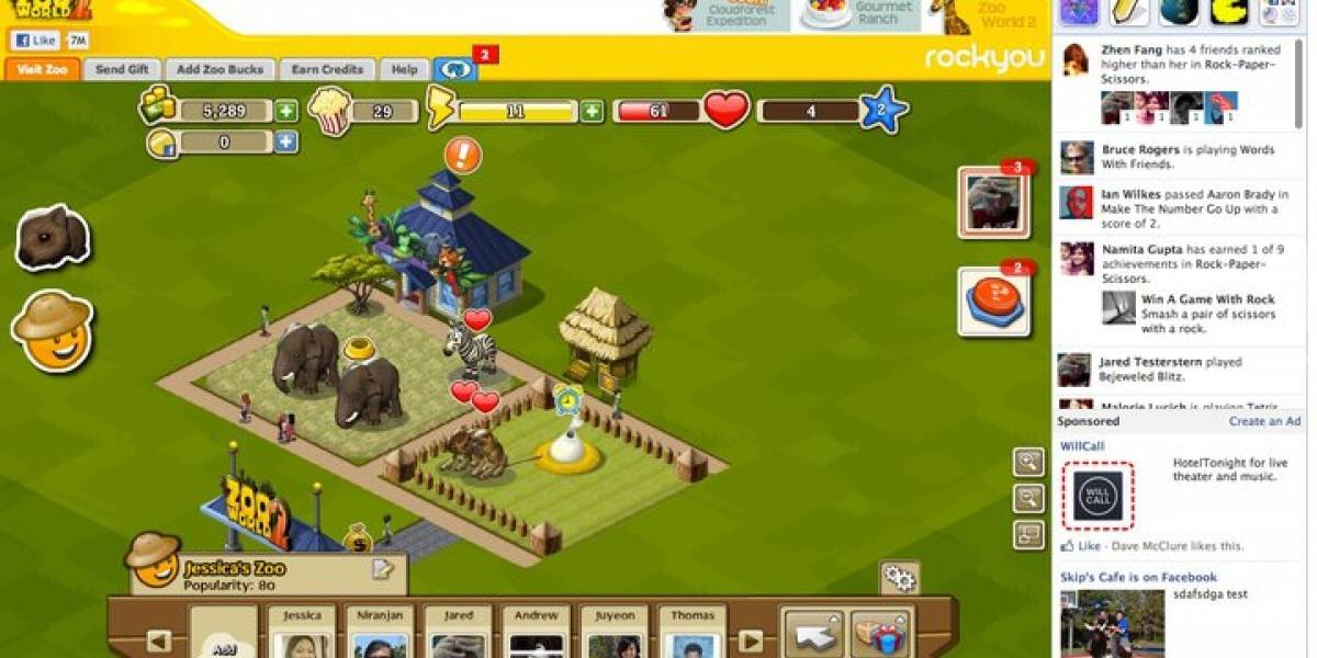Facebook optimiza su plataforma de juegos