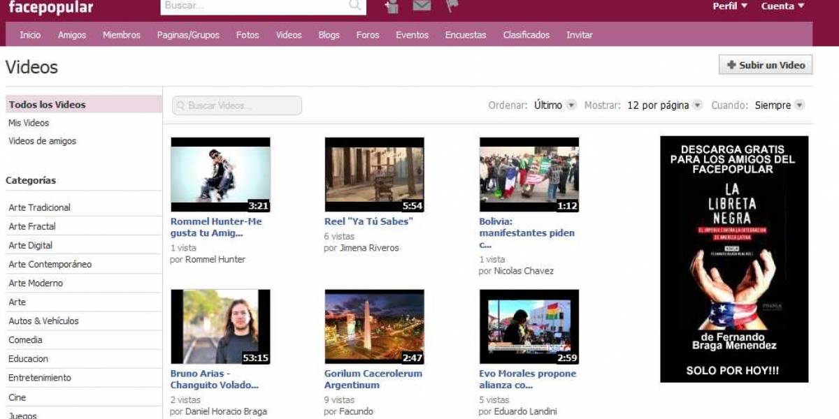 FacePopular: La red social argentina nacional y popular