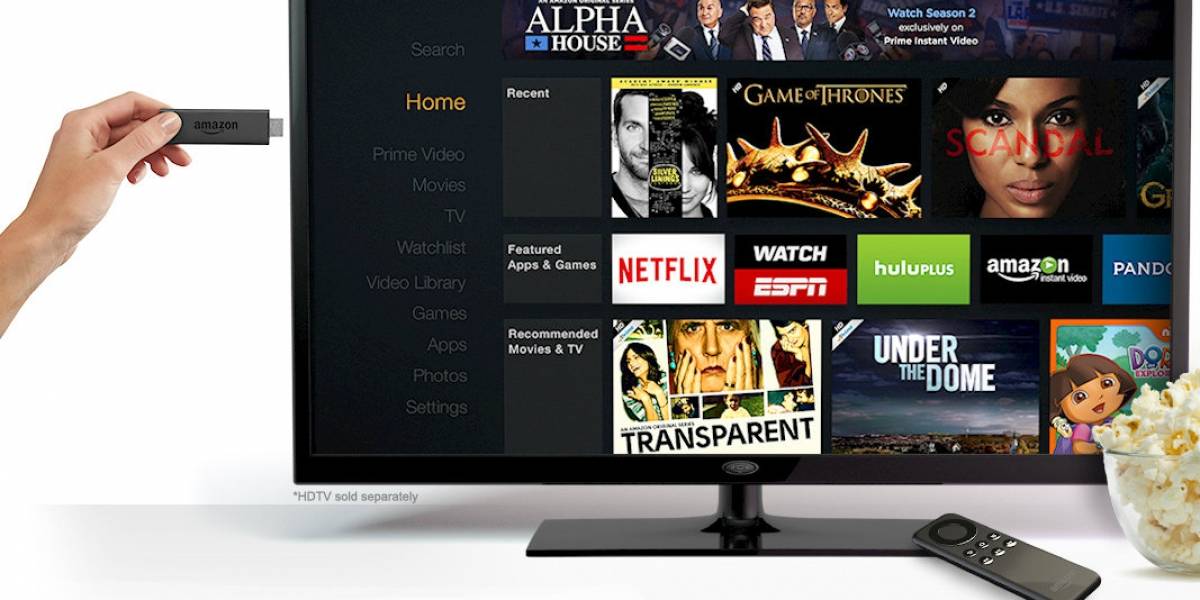 Amazon lanza Fire TV Stick para competir con Chromecast