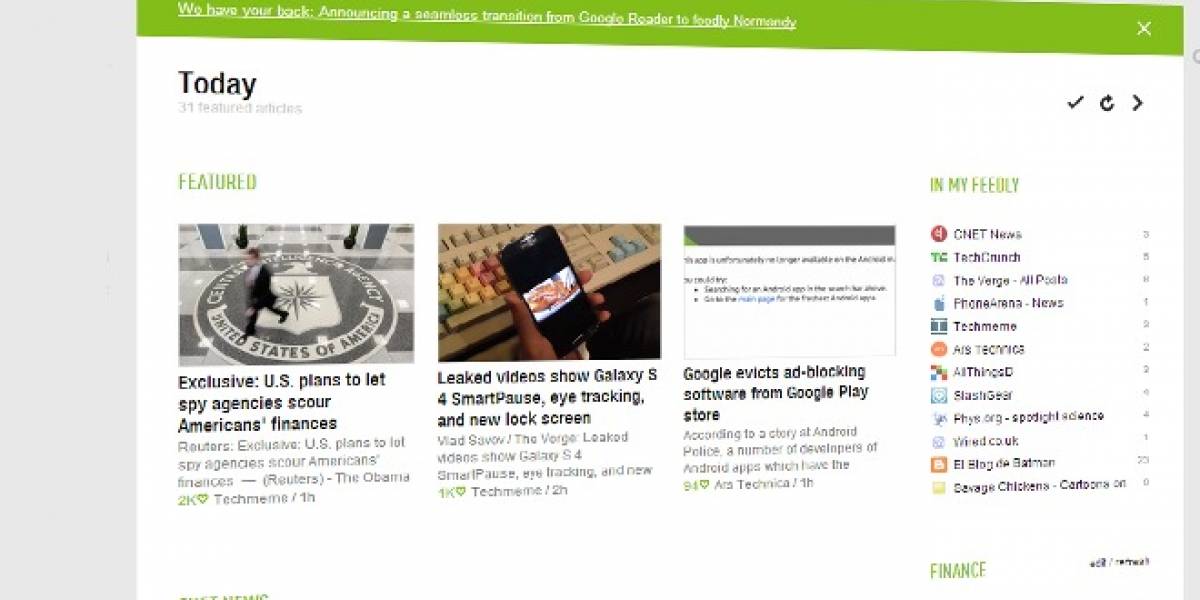 Las tres mejores alternativas a Google Reader y cómo migrar con tus feeds