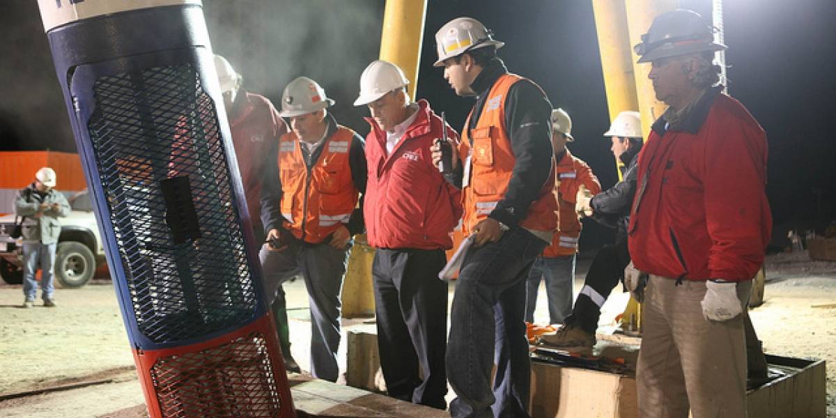 Transmisión oficial del rescate a los mineros vía Internet